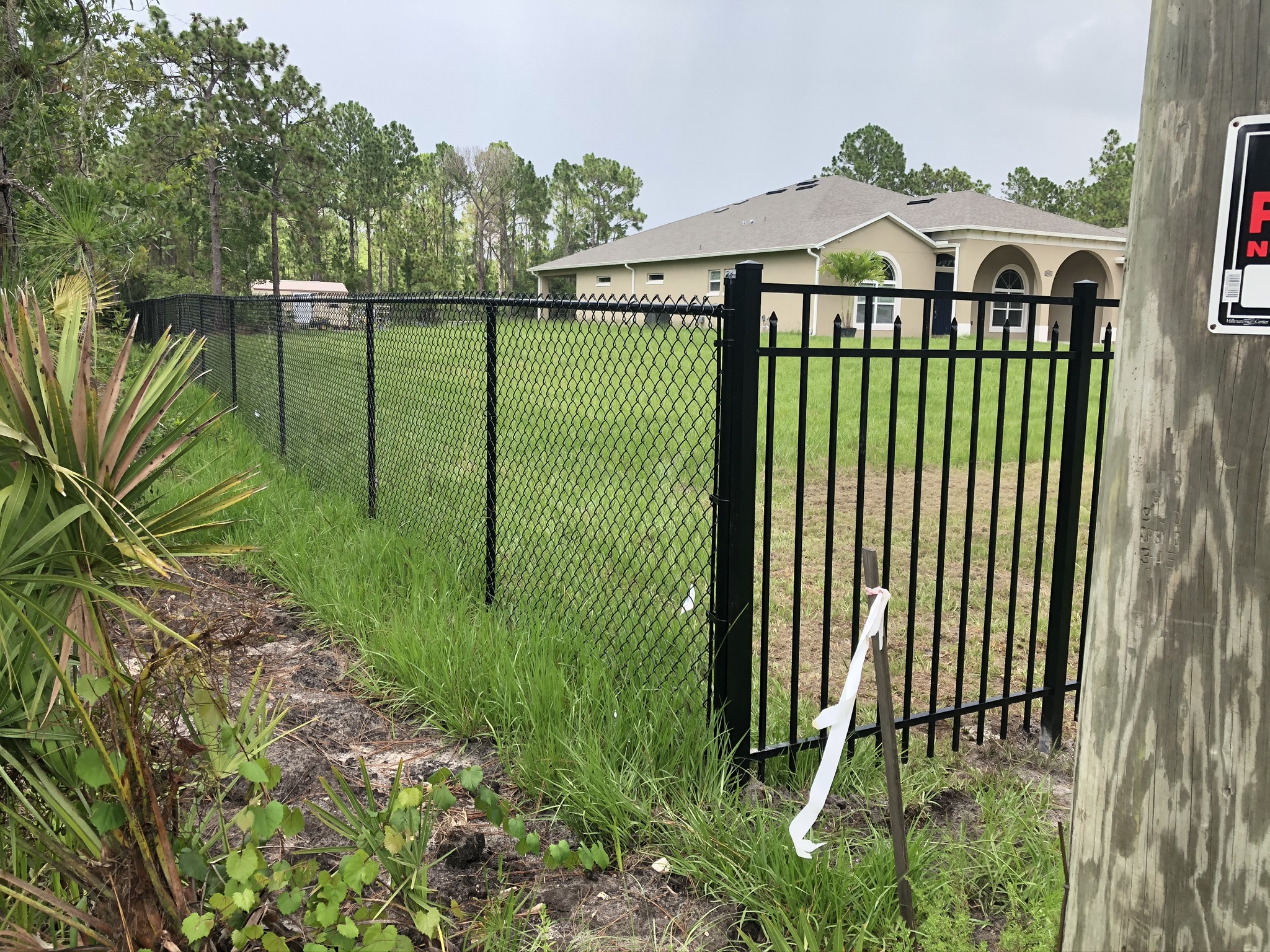 Chain Link fence repair in Wedgefield FL
