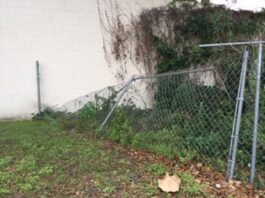 Chain link fence repair in Orlando